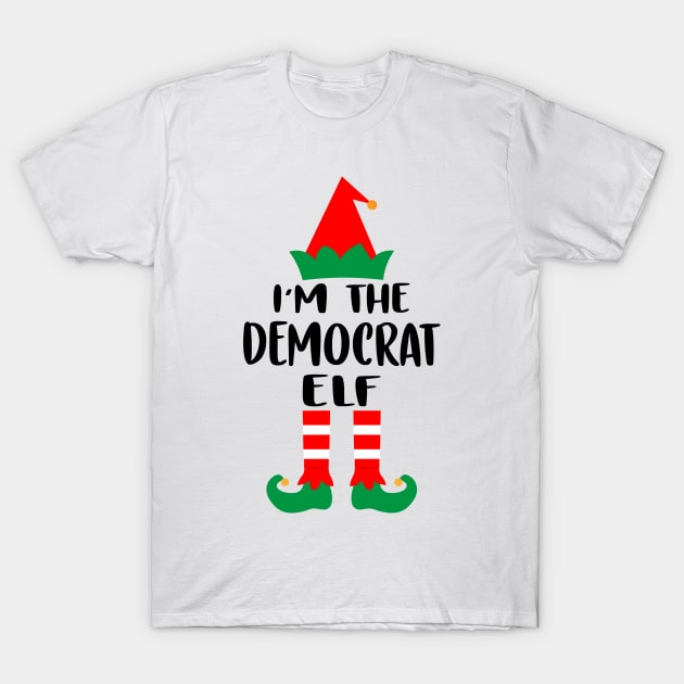 I'm The Democrat Elf Family Matching Group Christmas Costume Pajama Funny Gift T-Shirt by norhan2000